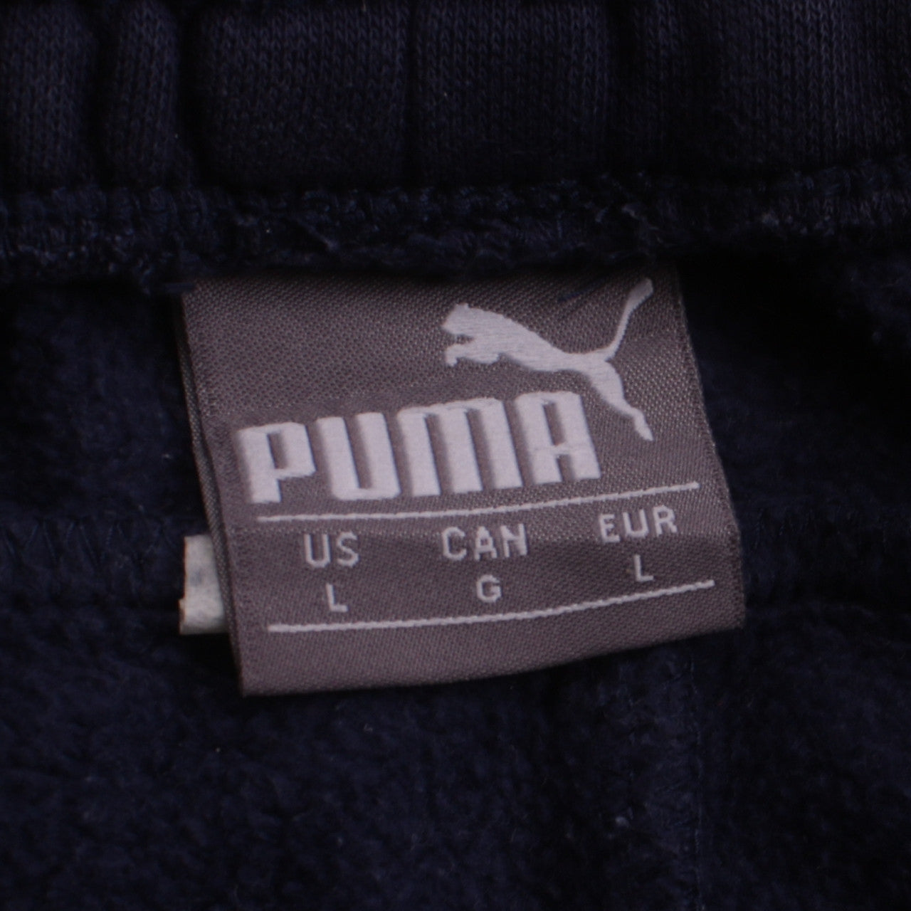 Puma Men's Blue Fleece Jogger Trousers Size L