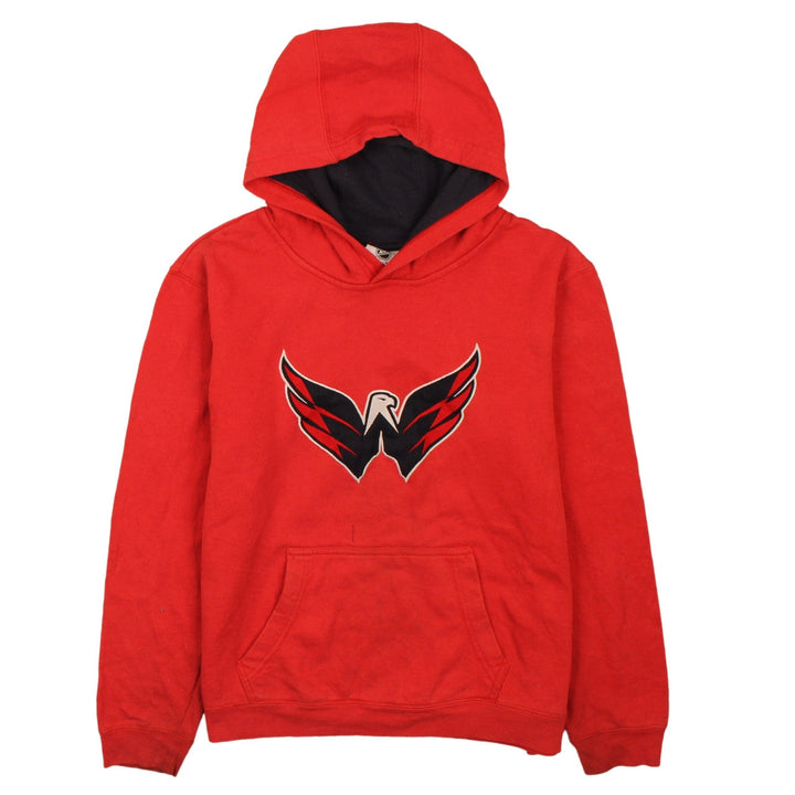 NHL Boys Red XL Pullover Hoodie Fleece Hockey Sweatshirt