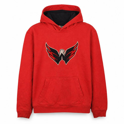 NHL Boys Red XL Pullover Hoodie Fleece Hockey Sweatshirt