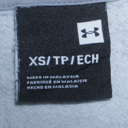 Under Armour Men's Grey XS Pullover Hoodie with Logo