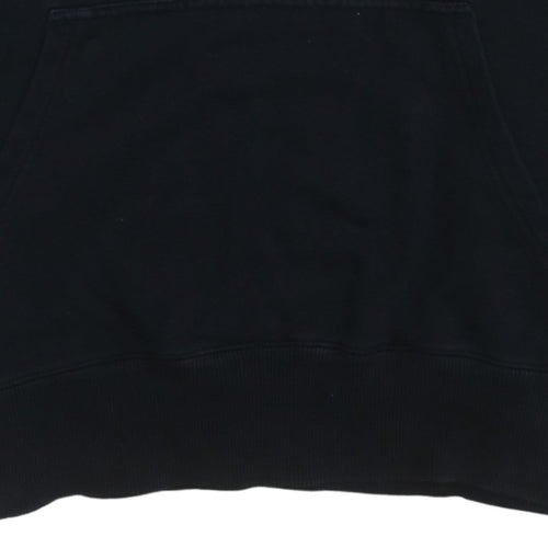 Fred Perry Men's Black Pullover Hoodie Small Classic Logo
