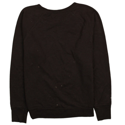 Champion Men’s Black Pullover Sweatshirt L Crew Neck Logo Regular Fit
