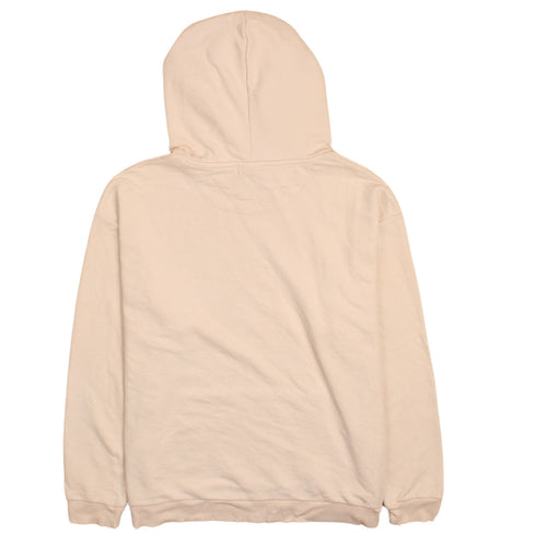 Puma Women Beige Pullover Hoodie XL Logo Print Casual Sweatshirt