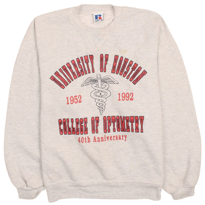 Russell Athletic Men's Grey University of Houston Pullover Sweatshirt XL