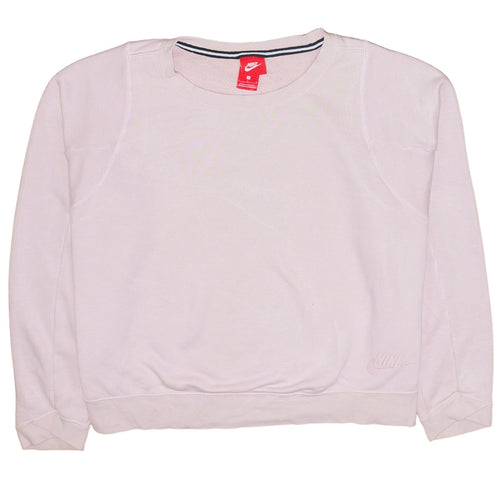 Nike Women’s Pink Sweatshirt Large Pullover Crew Neck Casual