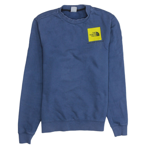 The North Face Men’s Blue Logo Pullover Sweatshirt Size S