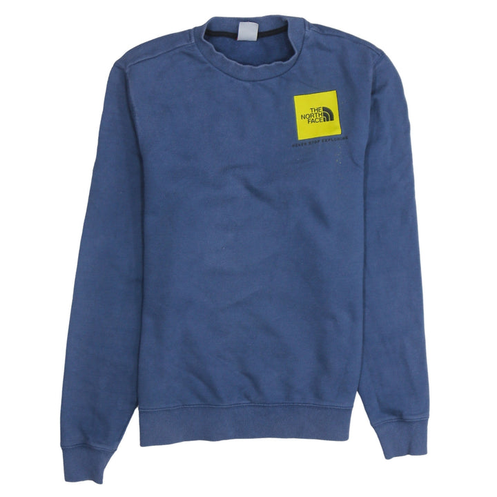 The North Face Men’s Blue Logo Pullover Sweatshirt Size S