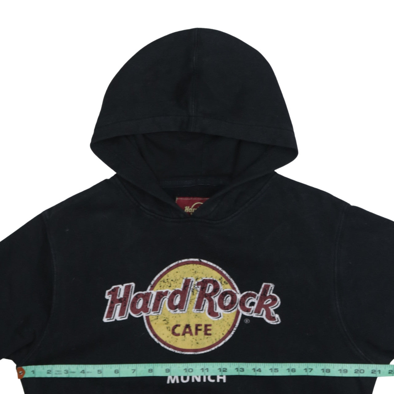 Hard Rock Cafe Munich Black Mens Pullover Hoodie Medium