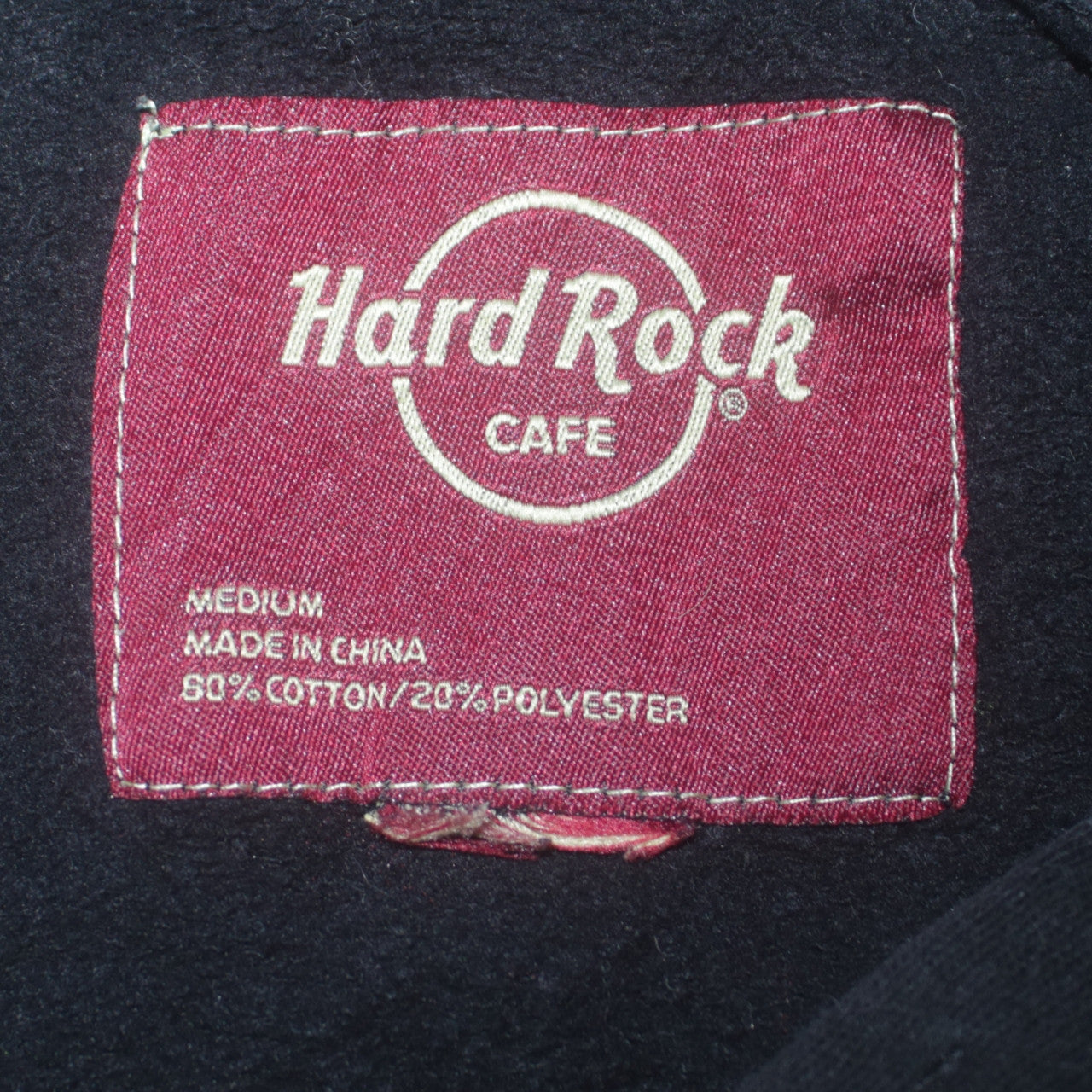 Hard Rock Cafe Munich Black Mens Pullover Hoodie Medium