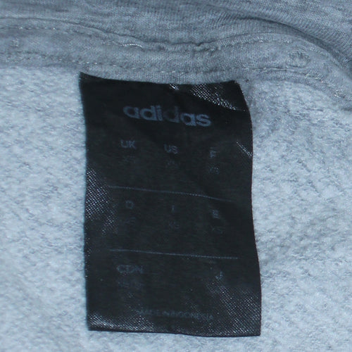Adidas Men's Grey Pullover Hoodie XS Logo Fleece Sweatshirt