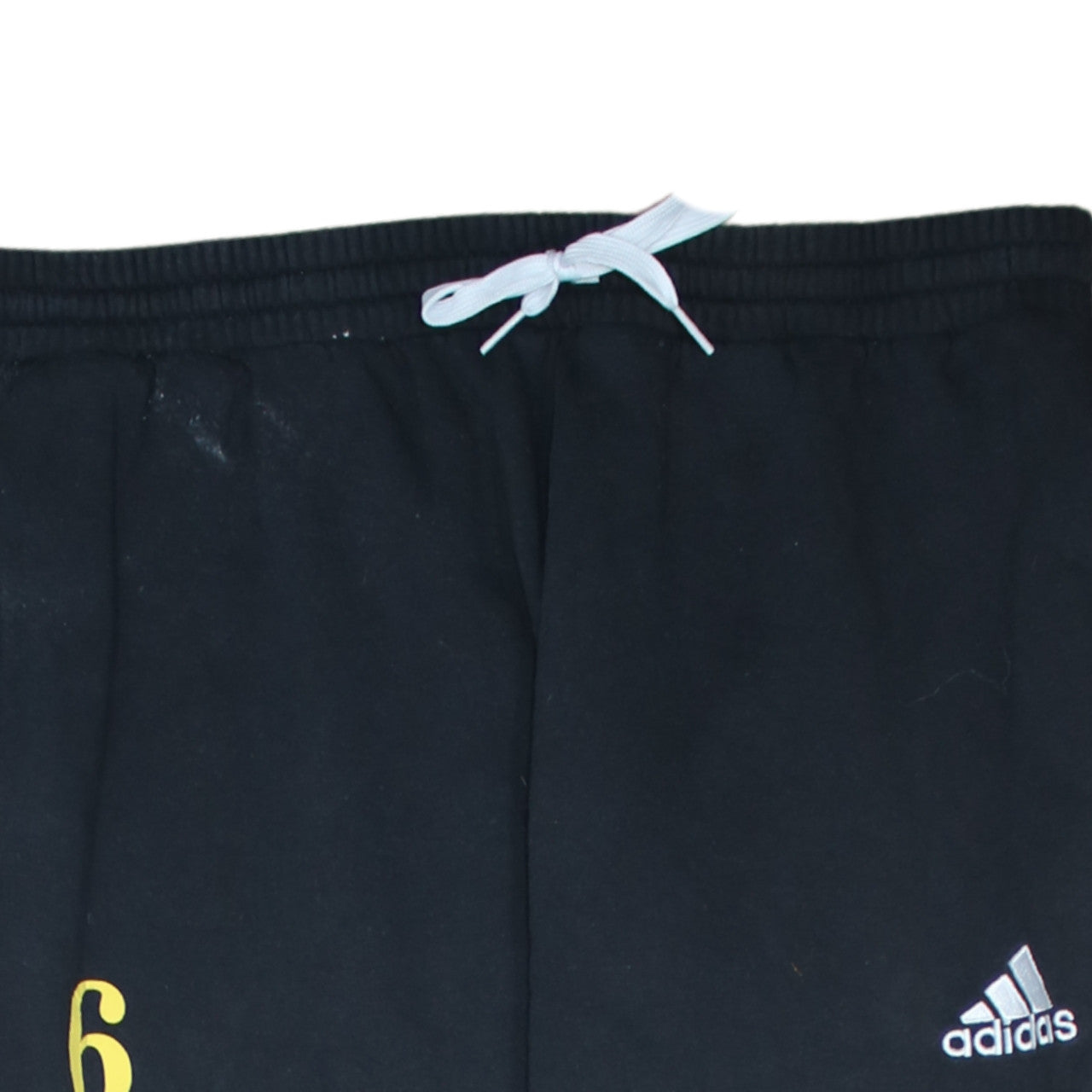 Adidas Mens Black XL Jogger Sweatpants with Drawstring Waist