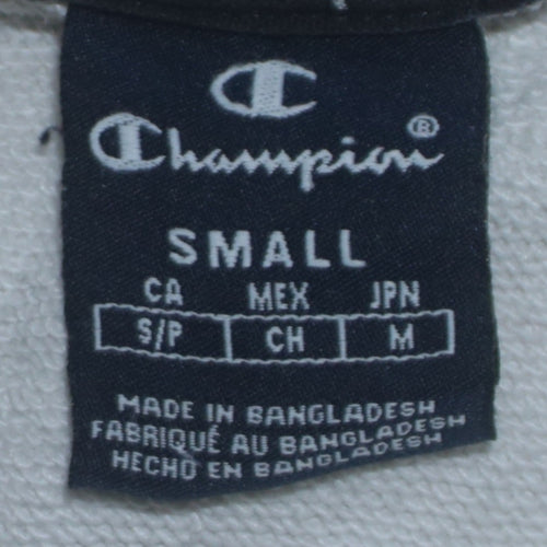 Champion Men’s White Small Pullover Logo Hoodie