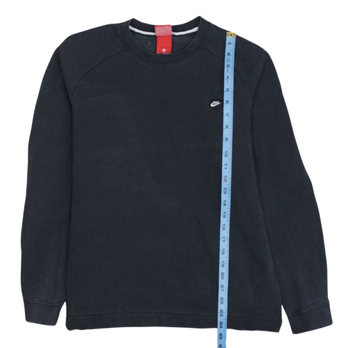 Nike Men Black Medium Pullover Crew Neck Sweatshirt