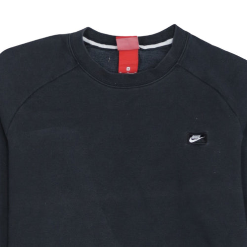 Nike Men Black Medium Pullover Crew Neck Sweatshirt