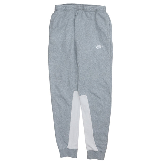 Nike Men's Grey Jogger Sweatpants Small Elastic Waist Tapered Fit