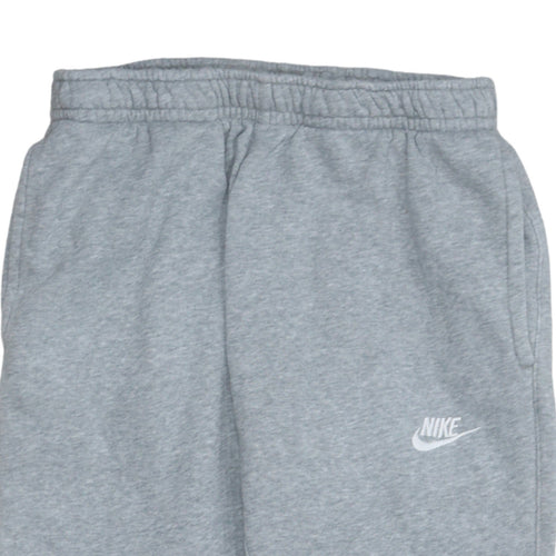 Nike Men's Grey Jogger Sweatpants Small Elastic Waist Tapered Fit