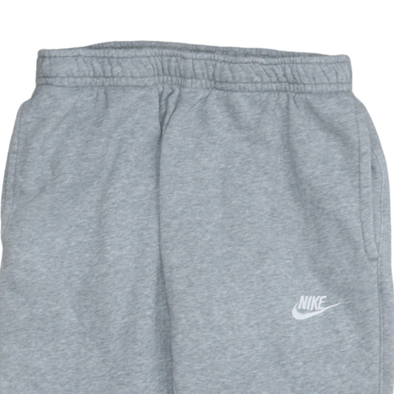 Nike Men's Grey Jogger Sweatpants Small Elastic Waist Tapered Fit