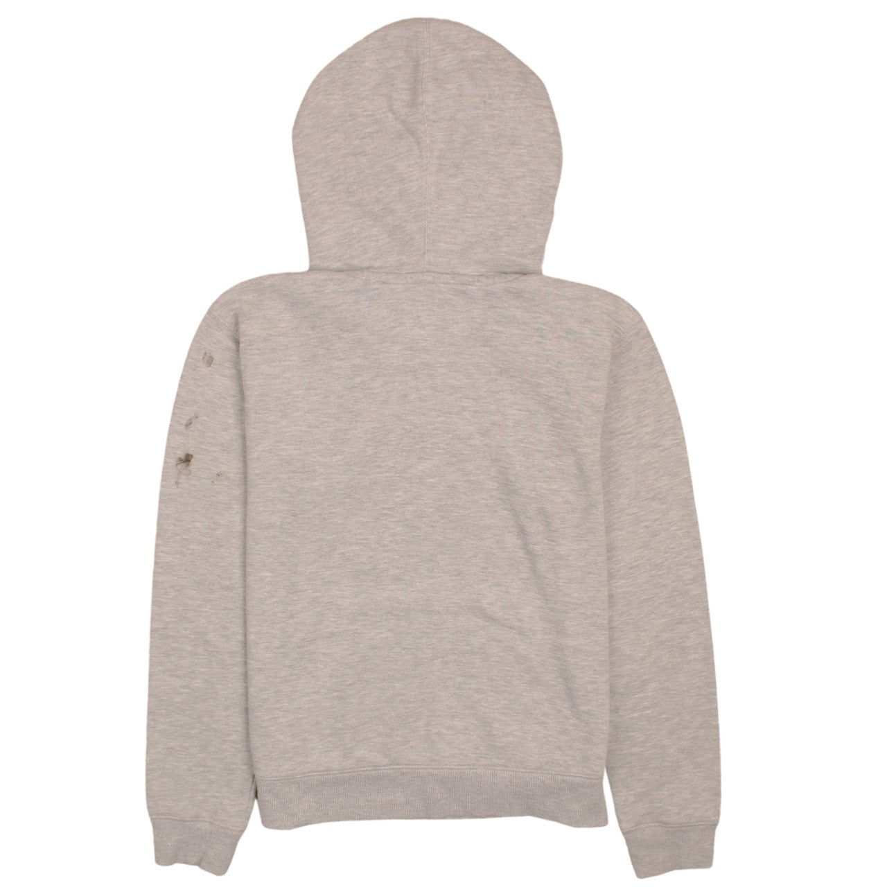 Champion Boys Beige Hooded Pullover Sweatshirt L Logo Fleece Casual