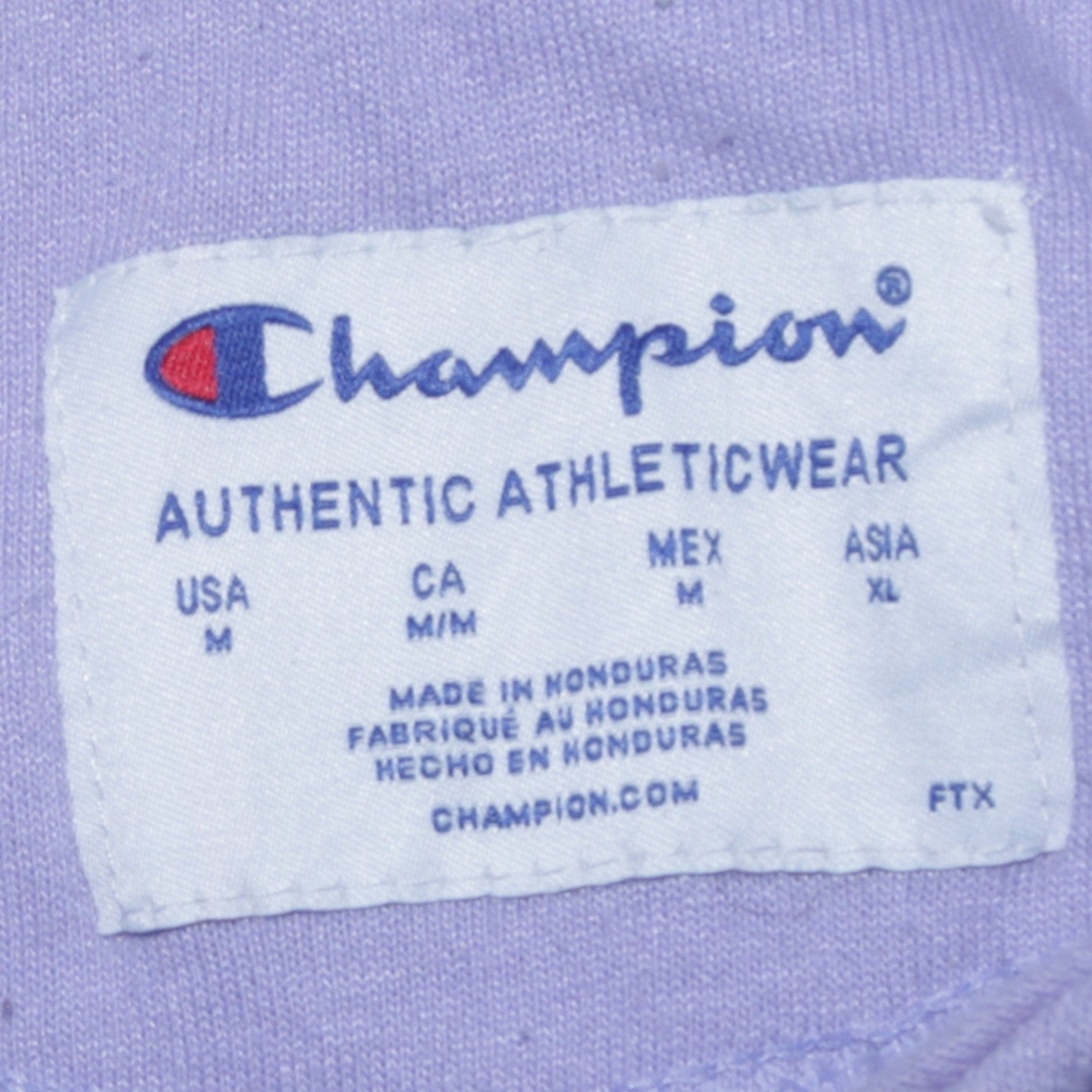 Champion Women's Purple Pullover Hoodie Medium - Casual Athleticwear