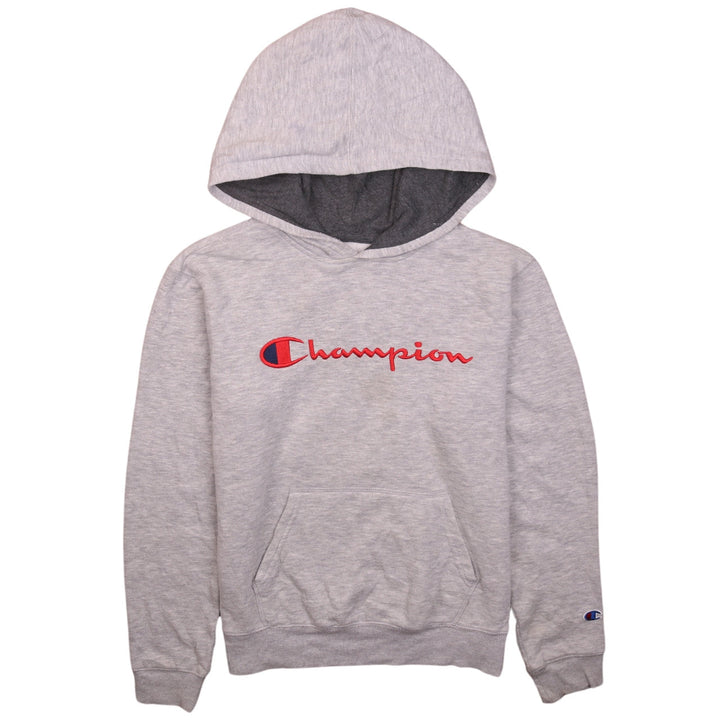 Champion Womens Grey Pullover Hoodie Large Relaxed Fit Athleticwear