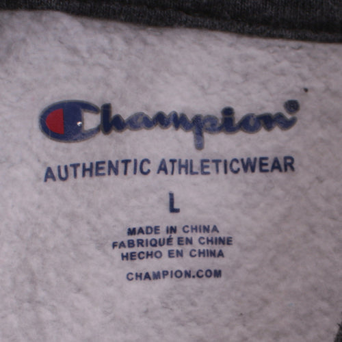 Champion Womens Grey Pullover Hoodie Large Relaxed Fit Athleticwear