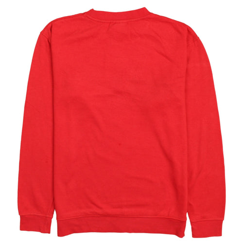 Champion Men's Red Liberty Flames Pullover Sweatshirt Size S