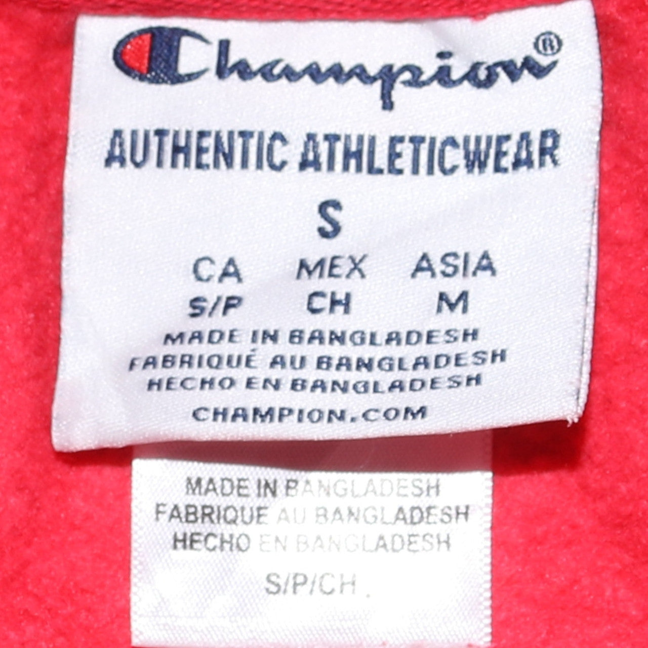 Champion Men's Red Liberty Flames Pullover Sweatshirt Size S