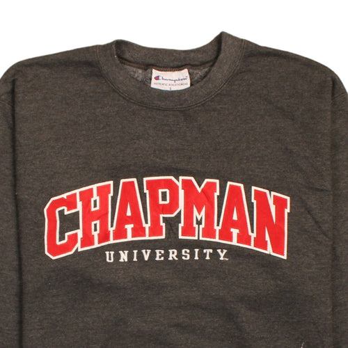 Champion Men's Grey Chapman University Sweatshirt Size S Pullover