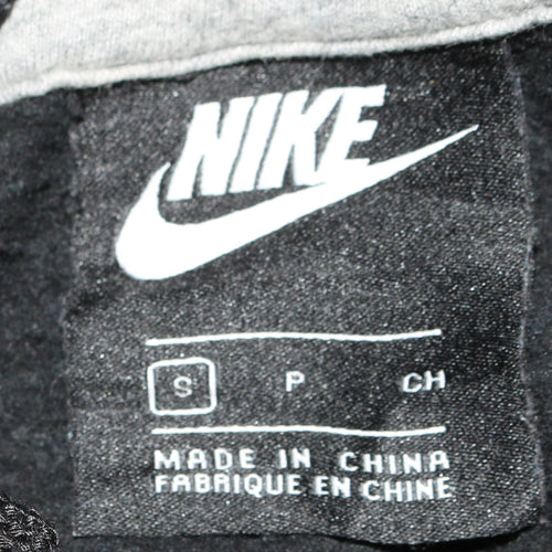 Nike Men's Black Pullover Hoodie Small Just Do It Graphic Fleece