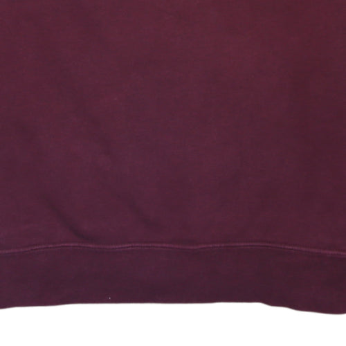 Nike Men's Red Crew Neck Sweatshirt Small Fleece Pullover