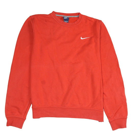 Nike Men's Red Crew Neck Pullover Sweatshirt Size M