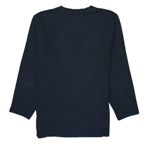 Lacoste Men’s Blue Cotton Blend Crew Neck Sweatshirt Size L