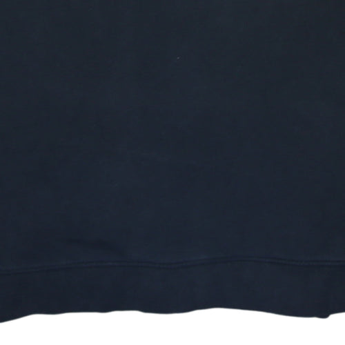 Lacoste Men’s Blue Cotton Blend Crew Neck Sweatshirt Size L