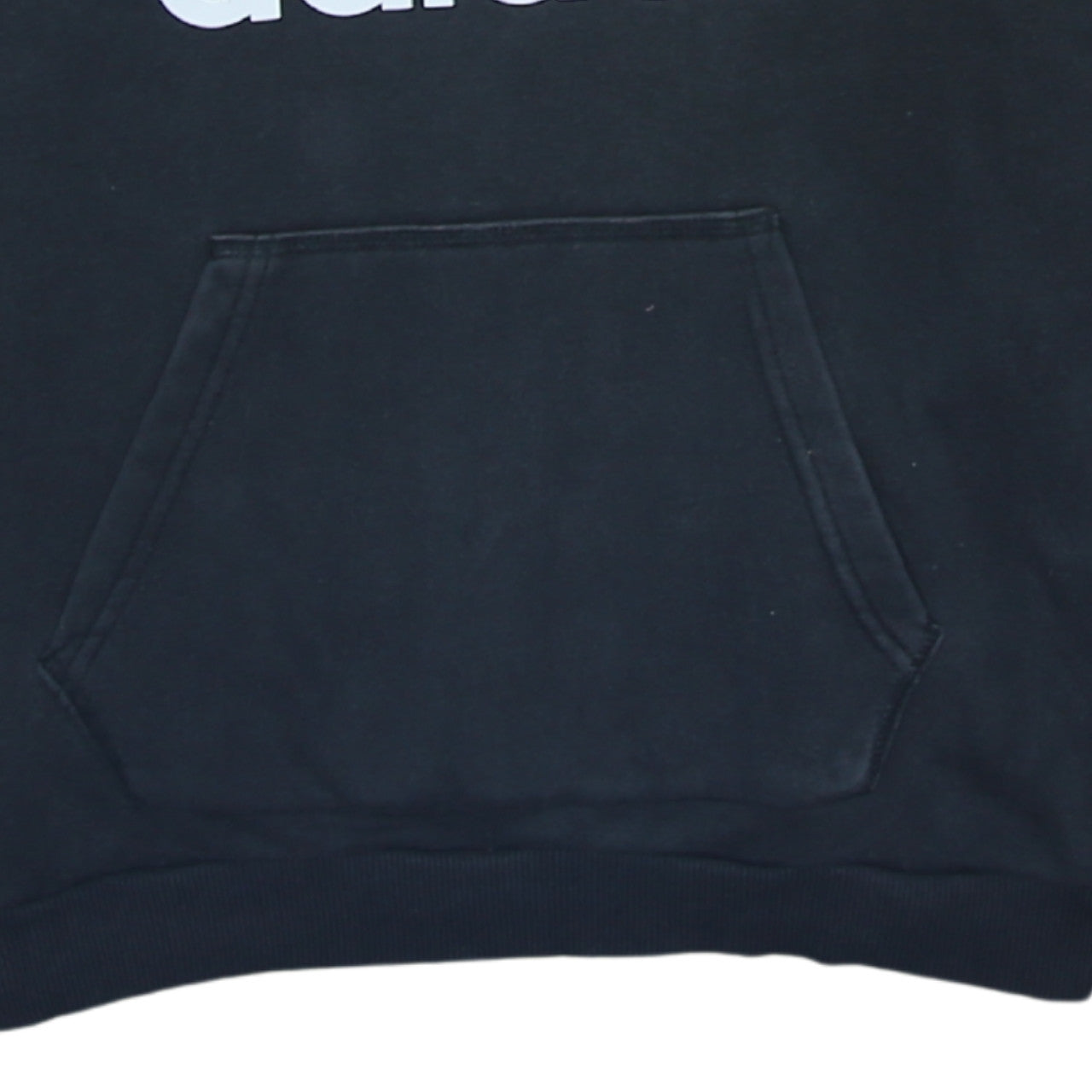 Adidas Mens Black Pullover Hoodie M Sports Retro Graphic Print