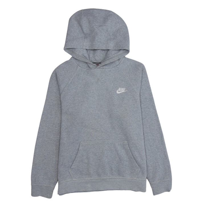 Nike Boys Grey Pullover Hoodie XL 13-15 Years Fleece Sweatshirt