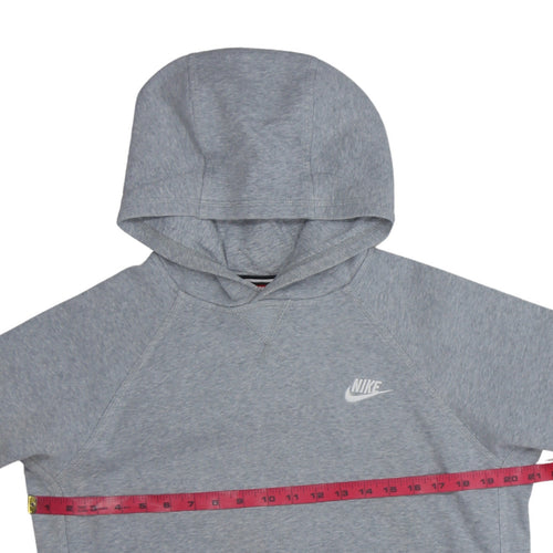 Nike Boys Grey Pullover Hoodie XL 13-15 Years Fleece Sweatshirt