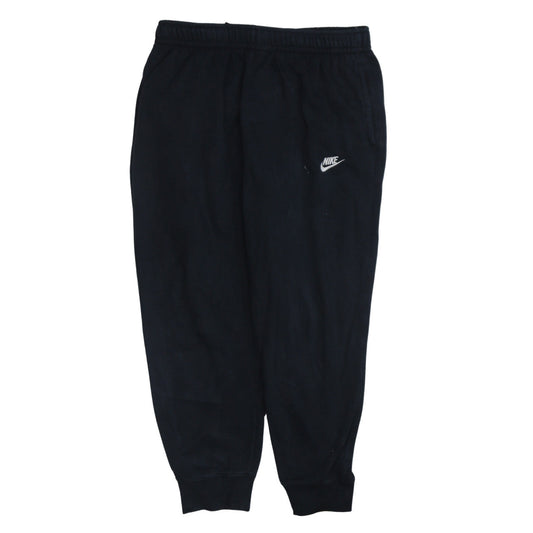 Nike Men's Black Jogger Sweatpants L Regular Fit Cotton Blend