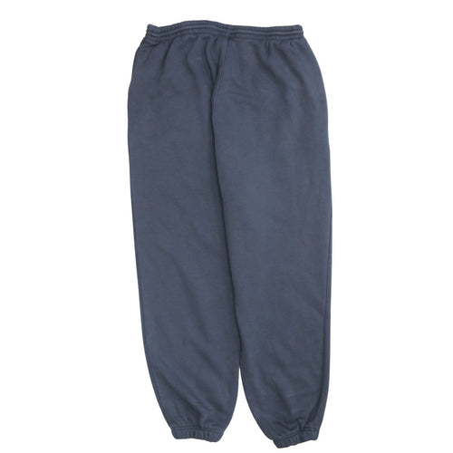 Reebok Women Blue L Fleece Sweatpants Activewear Trousers