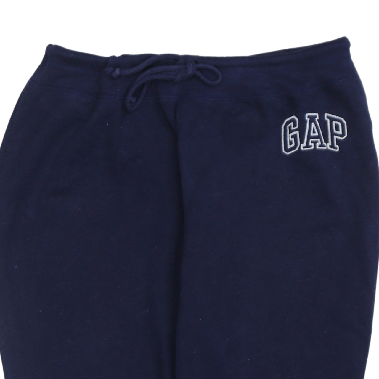 GAP Men's Blue Fleece Jogger Sweatpants L Drawstring Tapered Fit