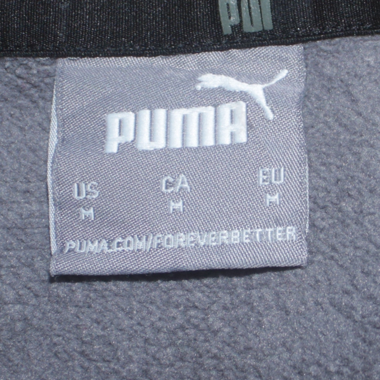 Puma Men's Grey Crew Neck Pullover Sweatshirt Size M