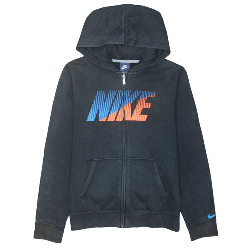 Nike Boys Black Full Zip Fleece Hoodie 13-14 Years