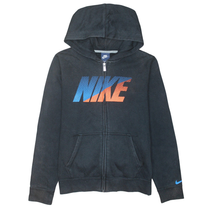 Nike Boys Black Full Zip Fleece Hoodie 13-14 Years
