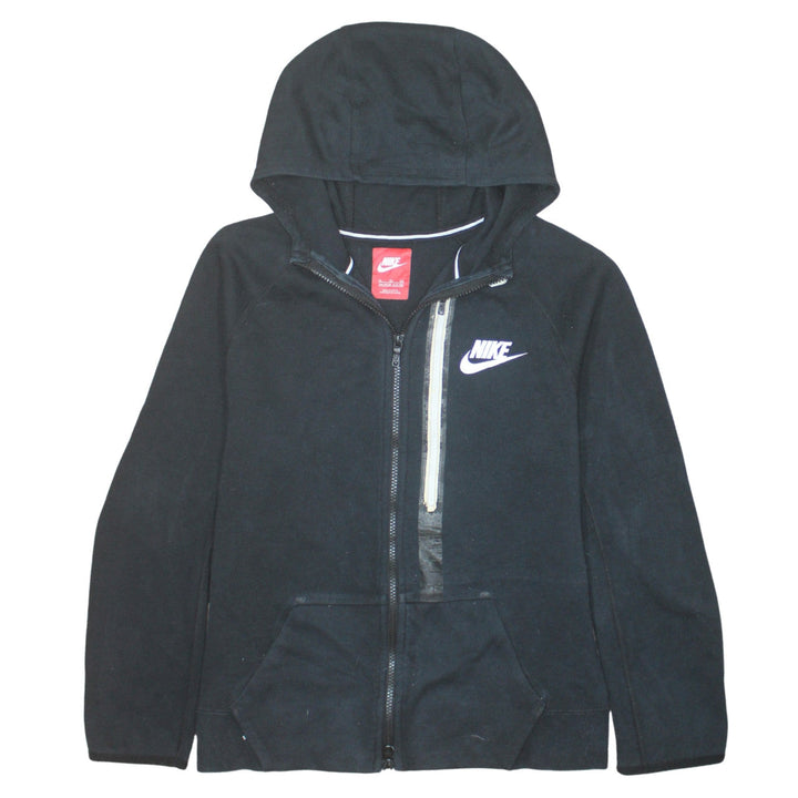 Nike Boys Black Full Zip Fleece Hoodie XL 13-15 Years Sportswear