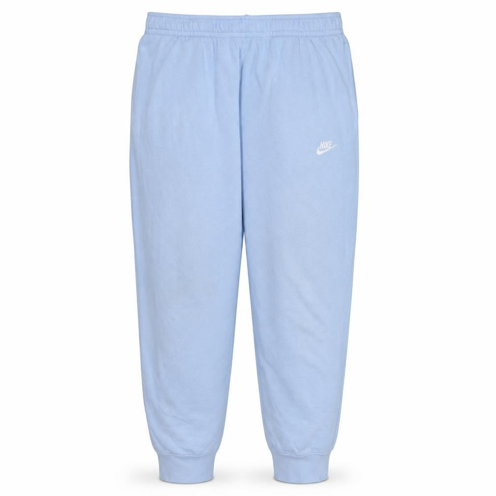 Nike Women Blue XL Jogger Sweatpants Elastic Waist Fleece Tapered Fit