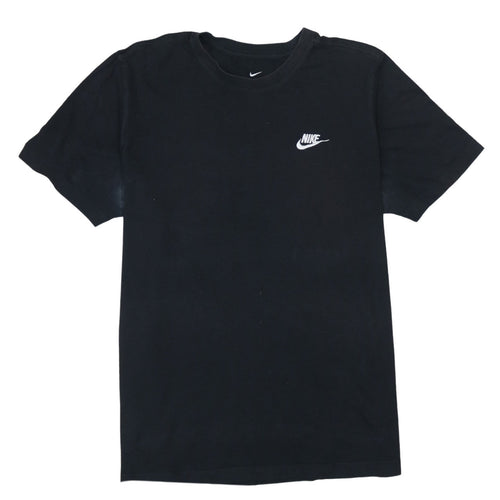 Nike Men's Black Crew Neck Short Sleeve Cotton T-Shirt Size M