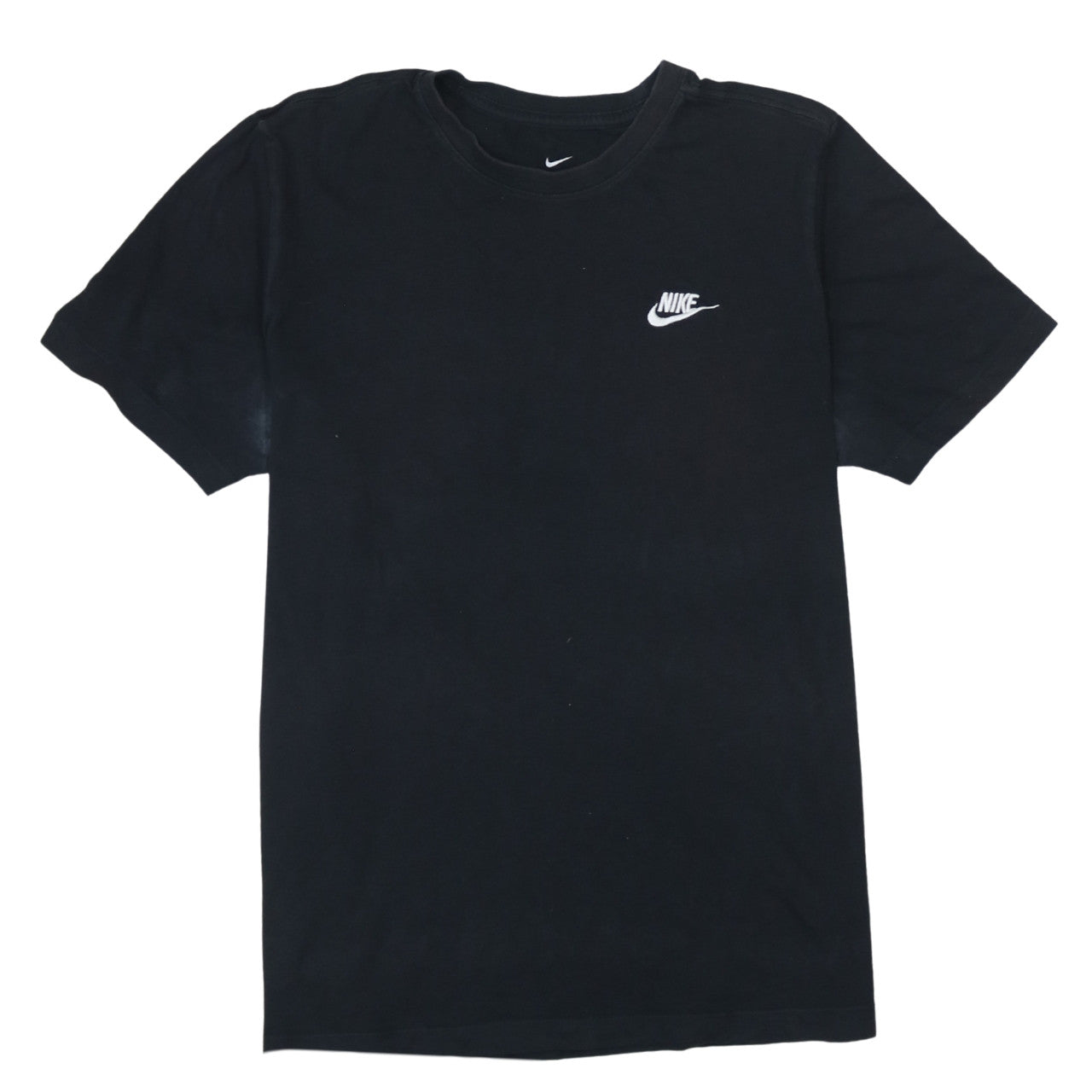 Nike Men's Black Crew Neck Short Sleeve Cotton T-Shirt Size M