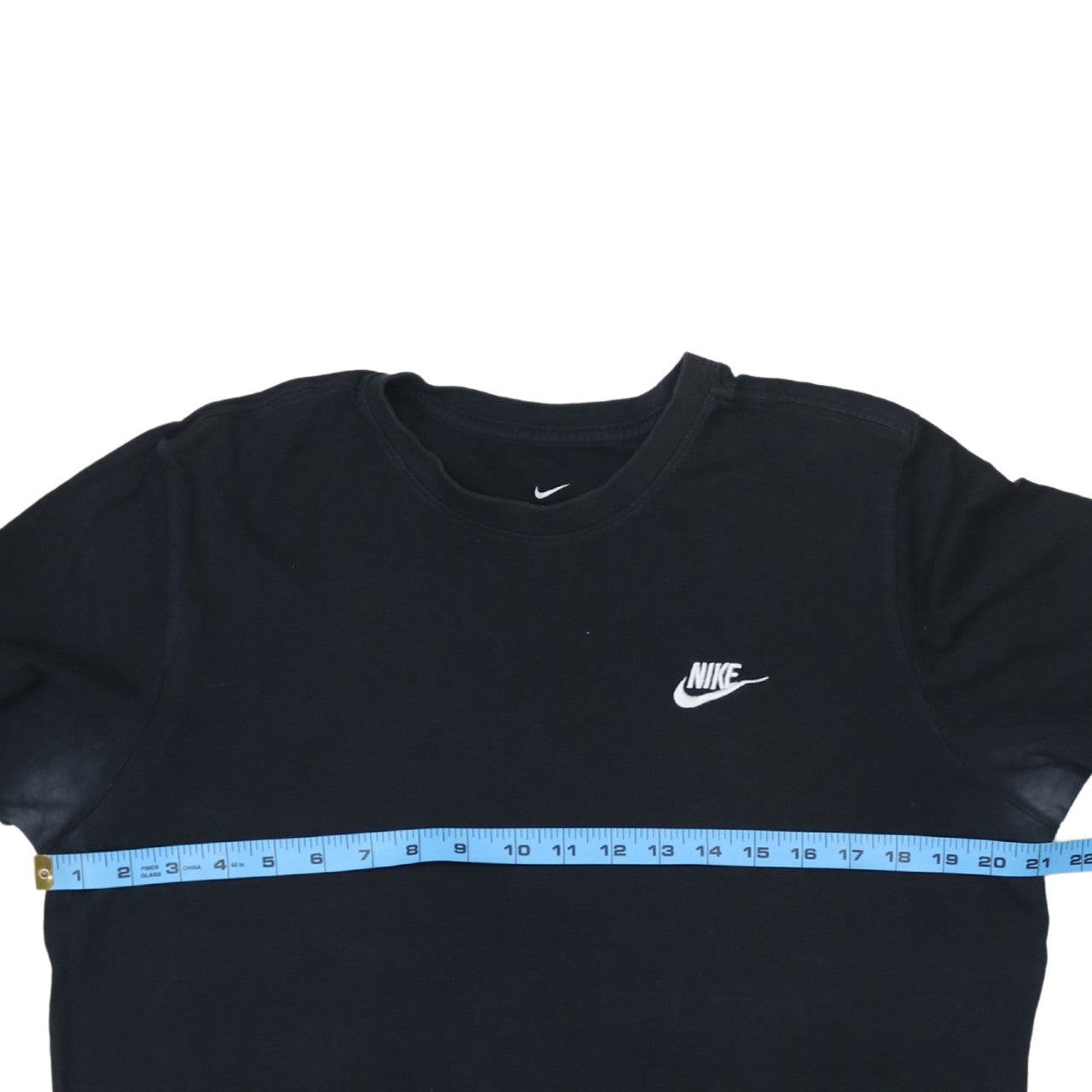 Nike Men's Black Crew Neck Short Sleeve Cotton T-Shirt Size M