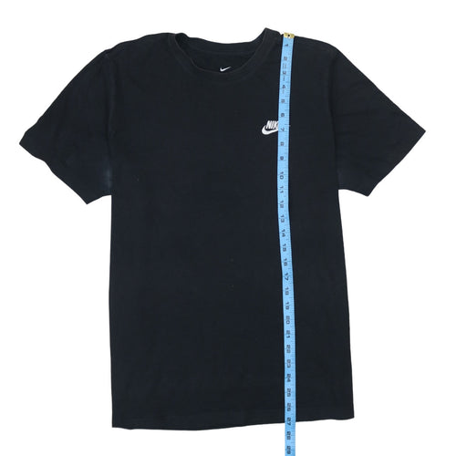 Nike Men's Black Crew Neck Short Sleeve Cotton T-Shirt Size M