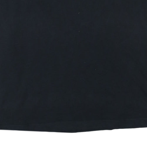 Nike Men's Black Crew Neck Short Sleeve Cotton T-Shirt Size M