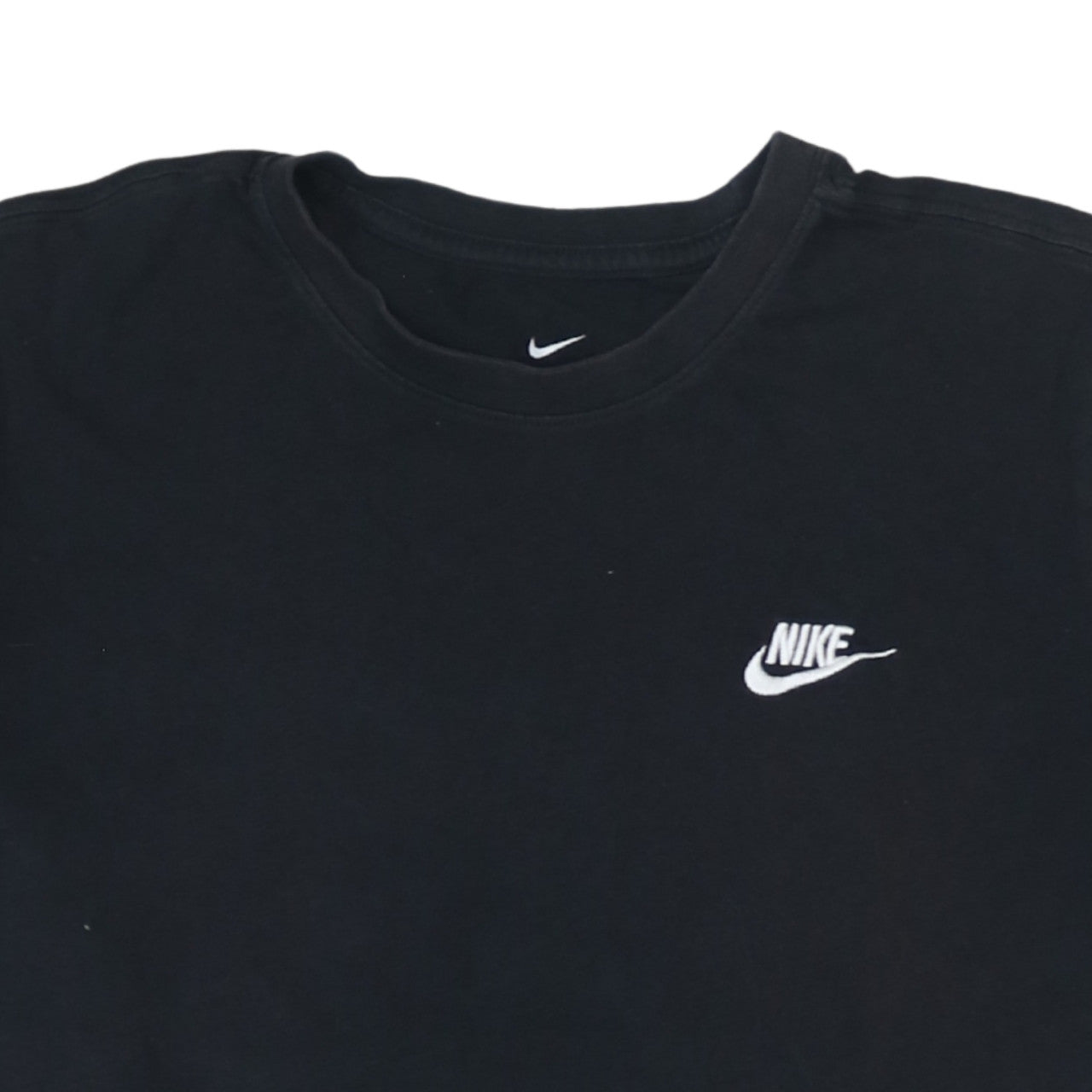Nike Men's Black Crew Neck Short Sleeve Cotton T-Shirt Size M